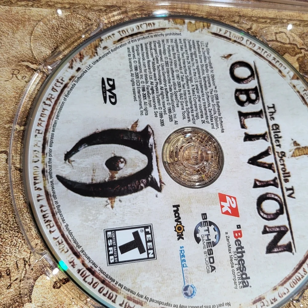 Collector's Edition of the popular video game The Elder Scrolls IV: Oblivion.